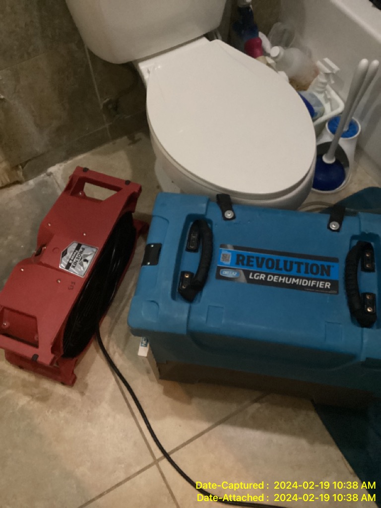 Water Damage in a Greater Pensacola home
